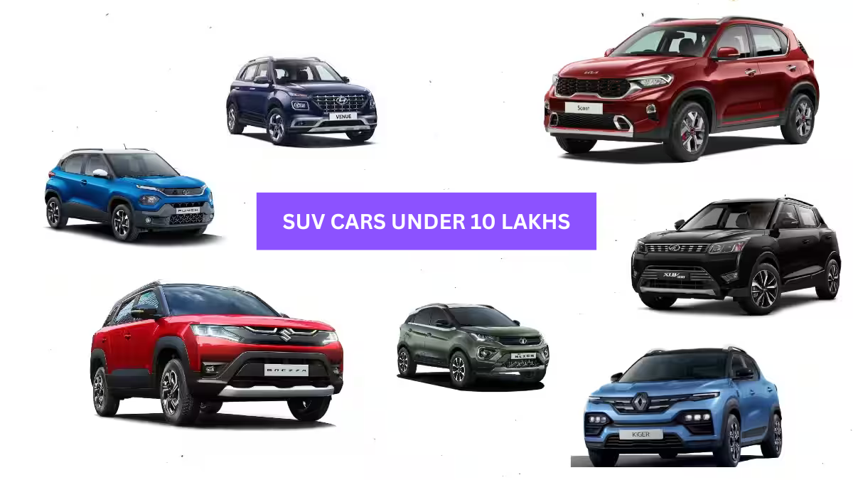 SUV Cars Under 10 Lakhs - A Comprehensive Guide - Auto Amaze India