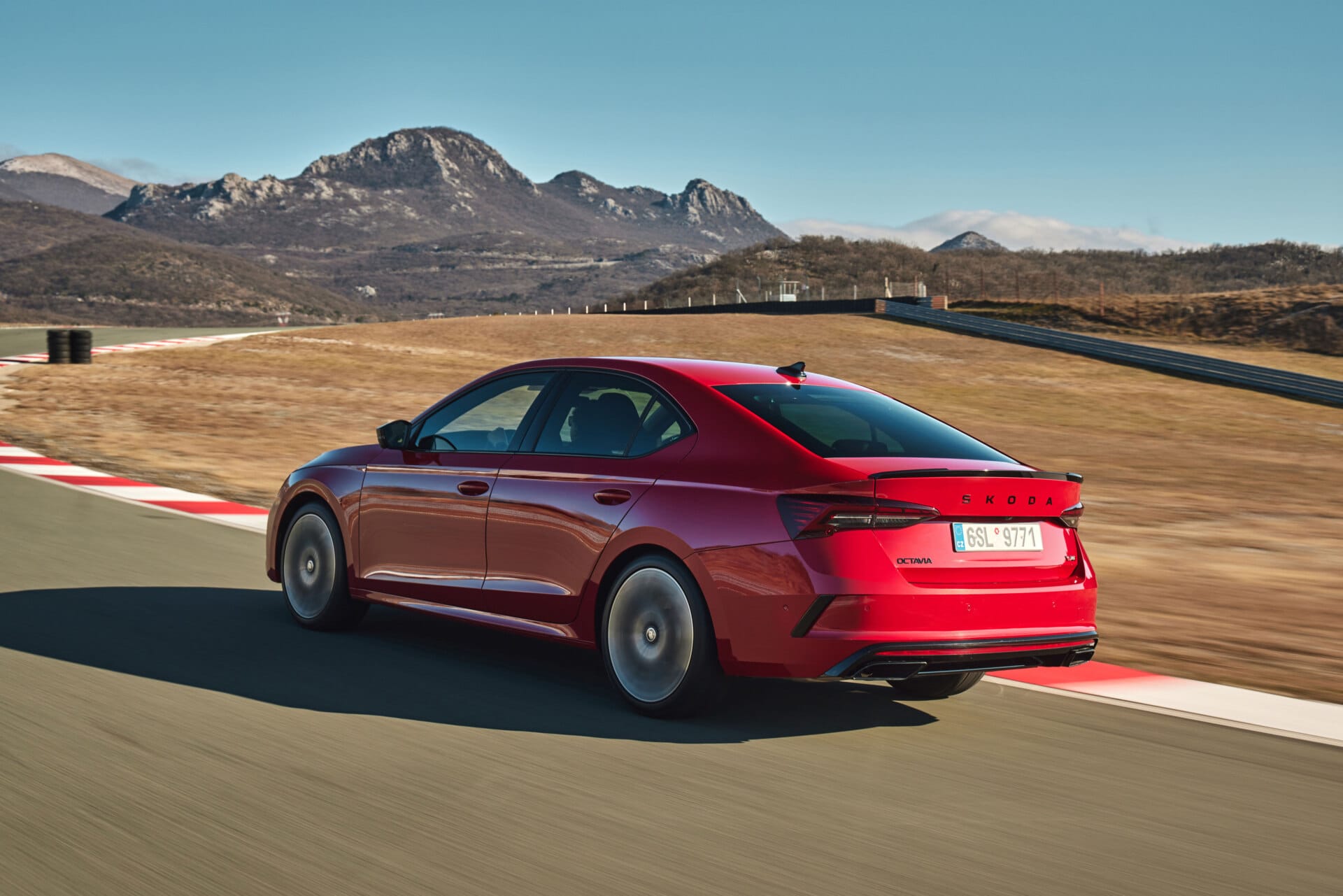 Skoda Octavia RS Launch on October 17: Limited Edition Performance Sedan Returns to India 2 Skoda Octavia RS Rear View