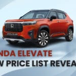Honda Elevate New Price List