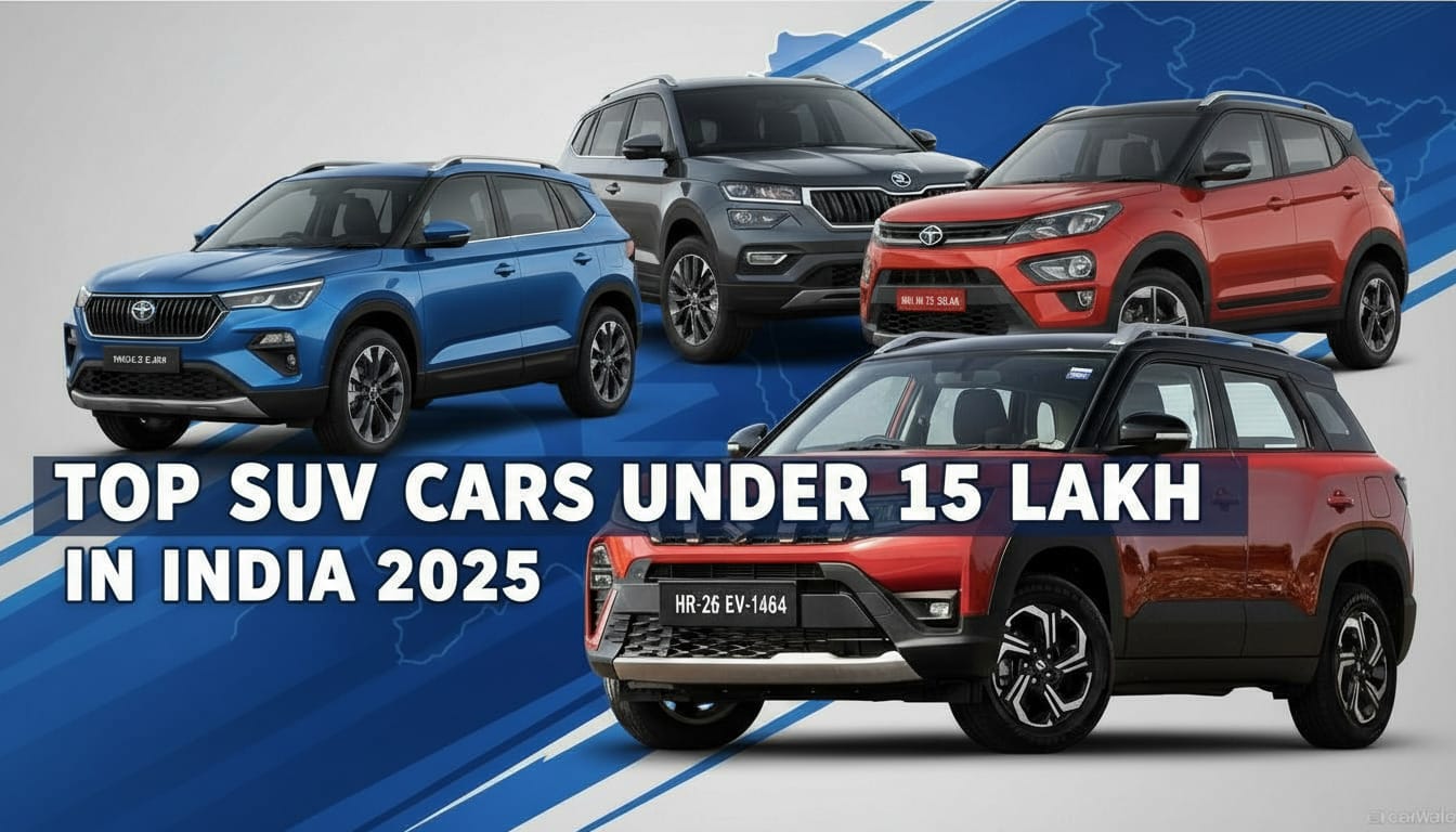Top SUV Cars Under 15 Lakh in India 2025: Best Picks for Every Budget 1 SUV Cars Under 15 Lakh in India 2025