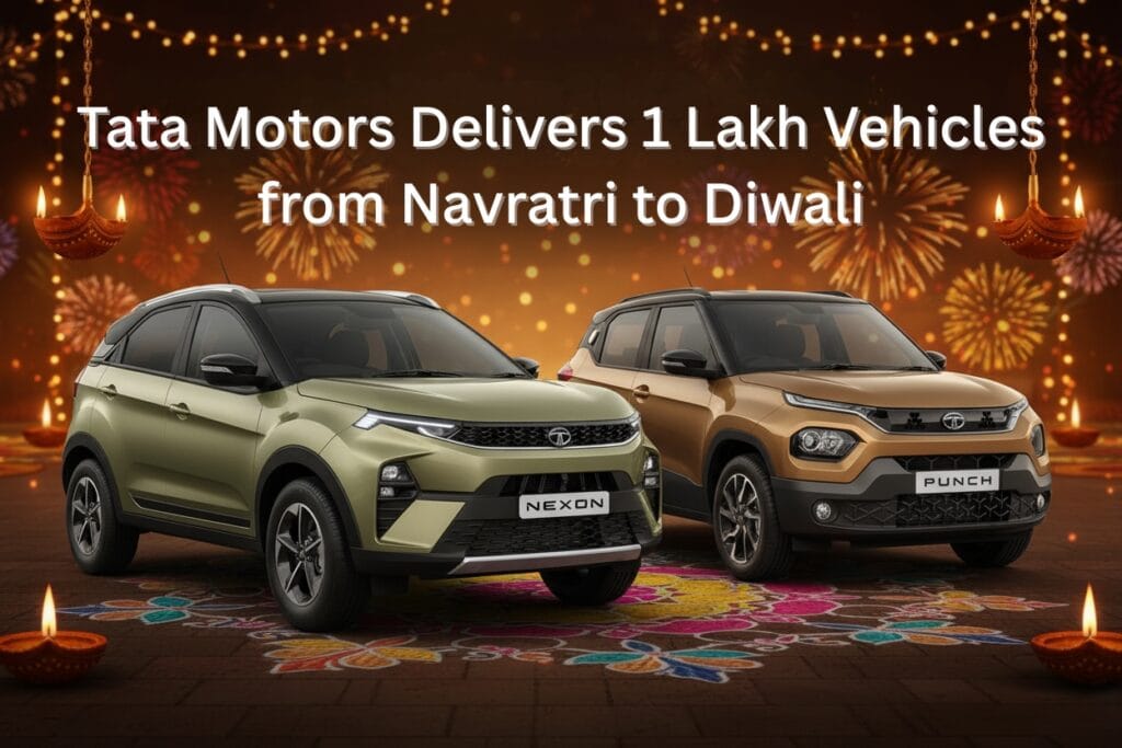 Festive Boom: Tata Motors Delivers 1 Lakh Vehicles from Navratri to Diwali with 33% YoY Growth 5 Tata Motors Delivers 1 Lakh Vehicles from Navratri to Diwali