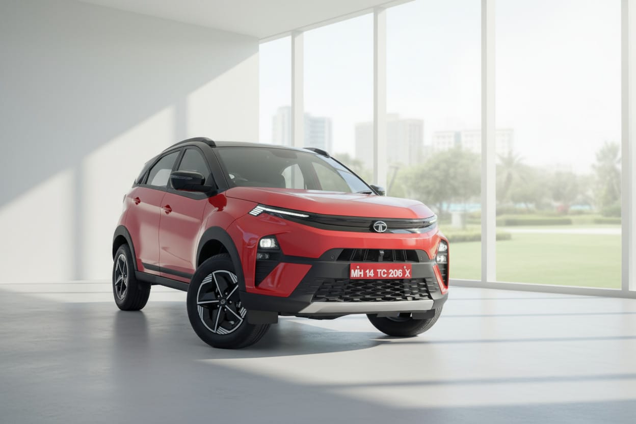 Festive Boom: Tata Motors Delivers 1 Lakh Vehicles from Navratri to Diwali with 33% YoY Growth 2 Tata Nexon Front